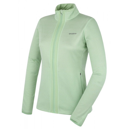 Damen-Sweatshirt Husky Artic Zip L grün lt. green