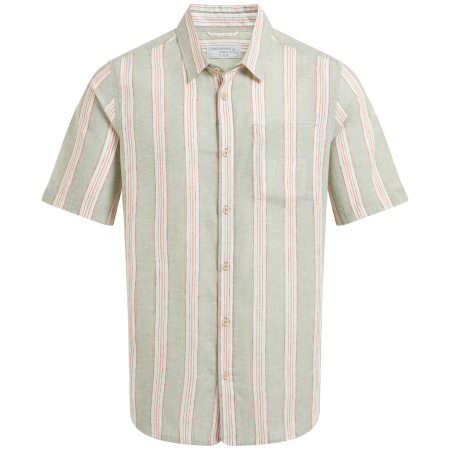 Hemd Craghoppers Argino Short Sleeved Shirt hellgrün LcnGrnStripe