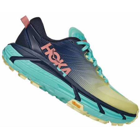 Damen Laufschuhe Hoka Mafate Speed 3 blau/gelb BlackIris/Cascade