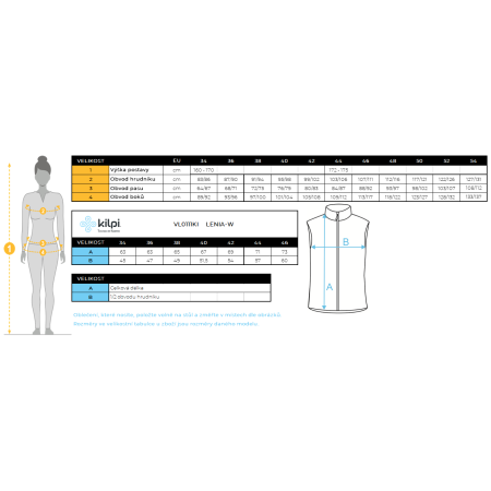 Damenweste Kilpi Lenia-W