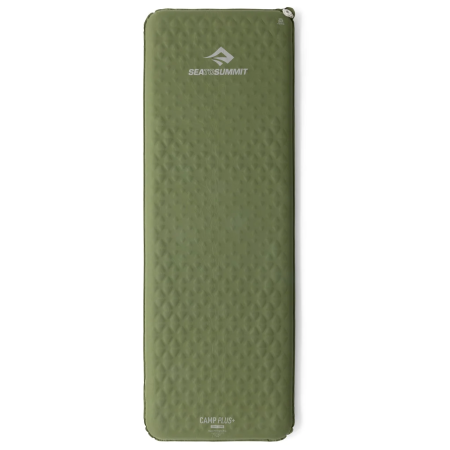 Selbstaufblasende Isomatte Sea to Summit Camp Plus Self Inflating Mat Regular Rectangular Wide grün Cypress