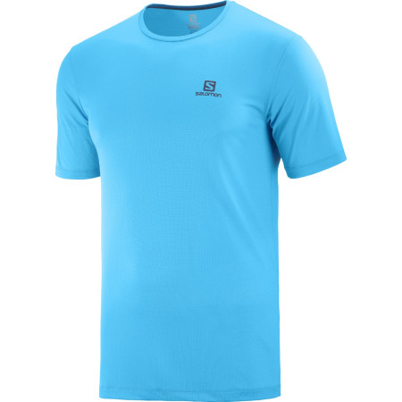 Herren-T-Shirt Salomon Agile Training Tee M blau HawaiianOcean