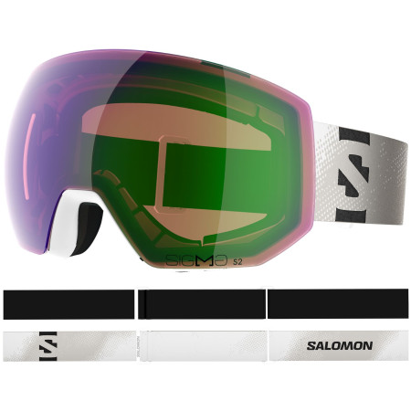 Skibrille Salomon Radium Pro Sigma weiß/grau White