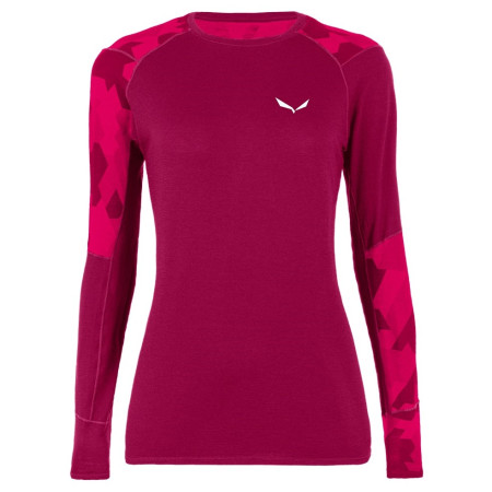 Damen-T-Shirt Salewa Cristallo Warm Amr W L/S Tee.