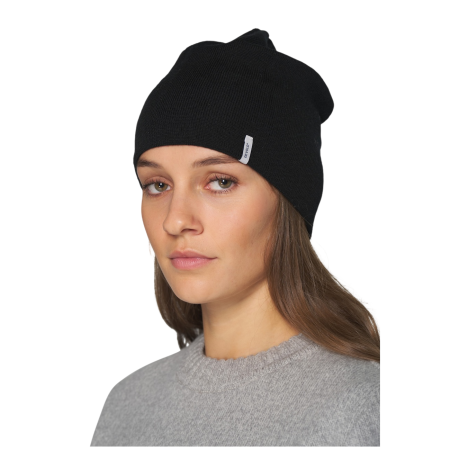 Mütze Devold Everyday Wool Beanie schwarz Black