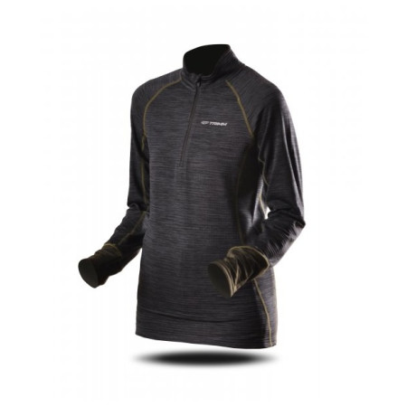 Damen-Sweatshirt Trimm Clinic Lady grau/grün grey melange/army green