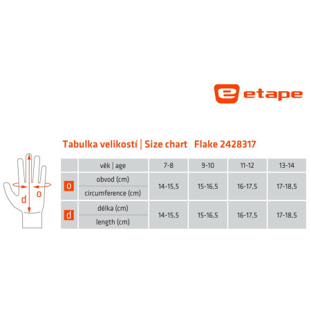 Kinderhandschuhe Etape Flake