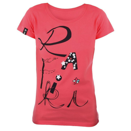 Damen-T-Shirt Rafiki Dirt rot CalypsoColar
