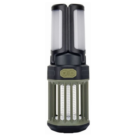 Taschenlampe und Insektenfalle Sorbo Camping Lantern Zapper grün green