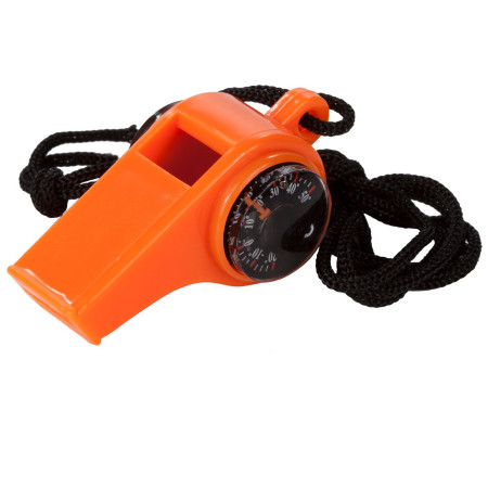 Pfeife Regatta Survival Whistle orange/schwarz Orange