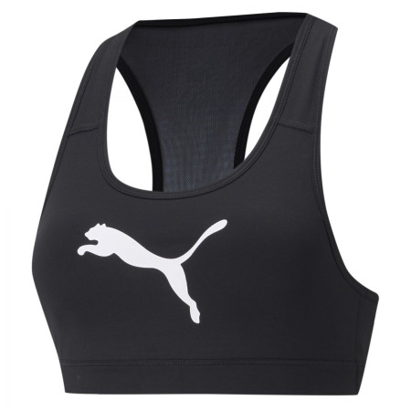 Sport-BH Puma Mid Impact 4Keeps Graphic Bra PM schwarz/weiß black