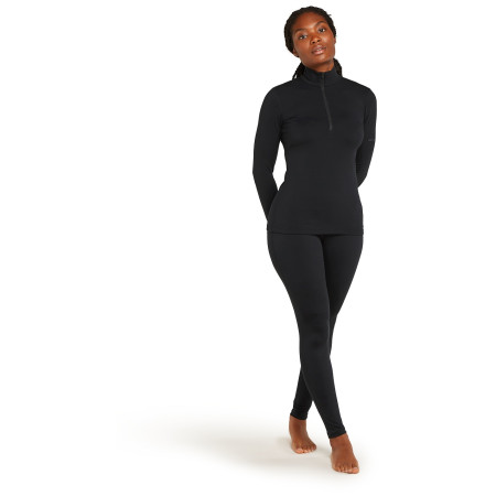 Damen-T-Shirt Icebreaker W Mer Core Heavyweight LS Half Z