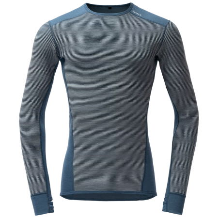 Herren-Funktionsshirt Devold Reverso Merino Shirt Man blau Griffin