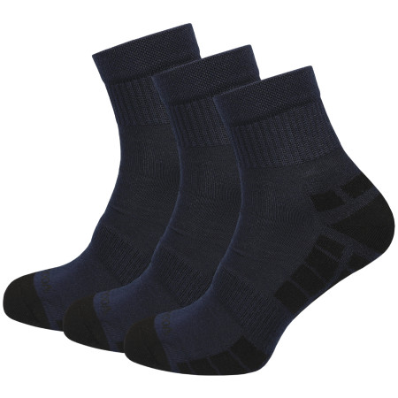 Socken MOOA Silver Bamboo Mid 3-pack blau/schwarz Blue/Black