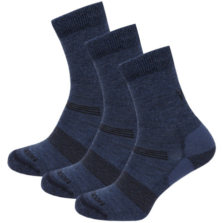 Herrensocken Warg Merino Hike M 3-pack blau blue