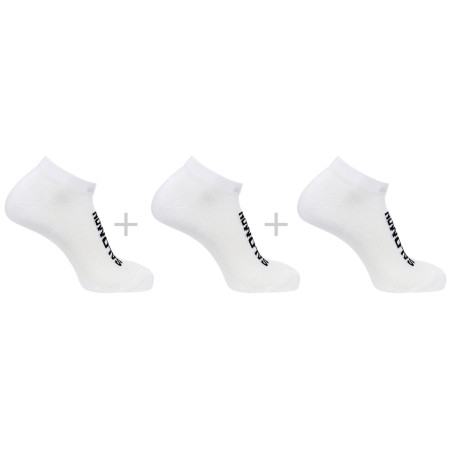 Socken Salomon Niedrige Everyday-Socken, 3er-Pack weiß White