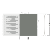 Zeltteppich Outwell Cozy Carpet Denver 5