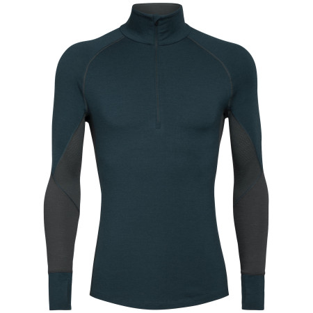 Herren-T-Shirt Icebreaker Mens 260 Zone LS Half Zip 2021 blau/grau Nightfall/Monsoon