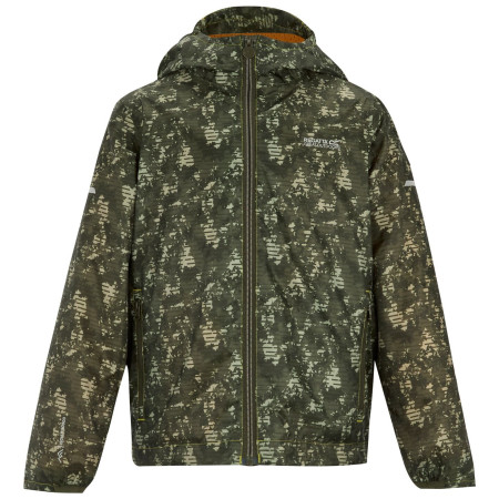 Kinderjacke Regatta Printed Lever II LiSagLinCamo dunkelgrün LiSagLinCamo