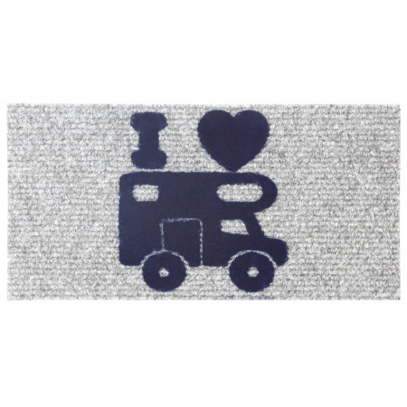 Fußmatte Brunner Hello Camper grau