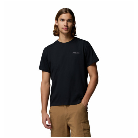 Herren-T-Shirt Columbia CSC™ Logo Back Tee schwarz Black, Boxy Brand