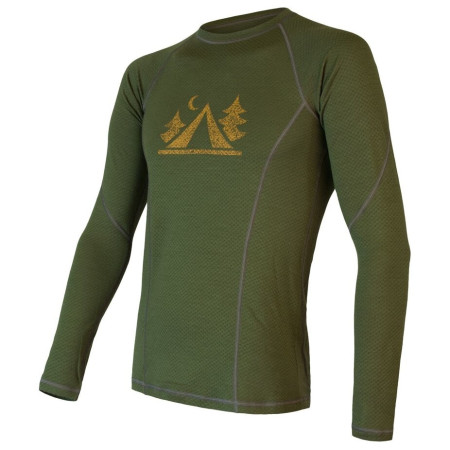 Herren-T-Shirt Sensor Merino Df Camp