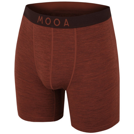 Herren-Boxershorts MOOA MerinoSilk 6in orange cinnamon melange