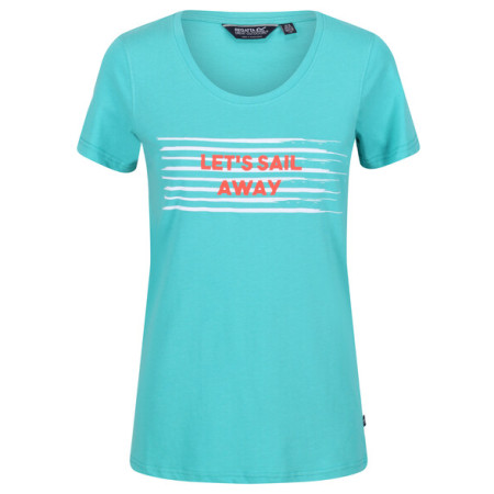 Bavlněné tričko Regatta Filandra VI blau Turquoise