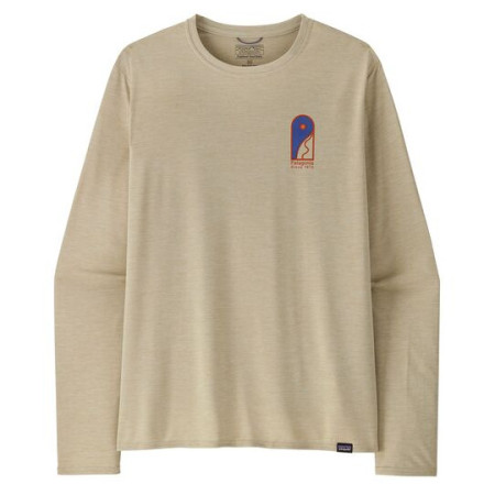 Herren-T-Shirt Patagonia M's L/S Cap Cool Daily Graphic Shirt - Lands