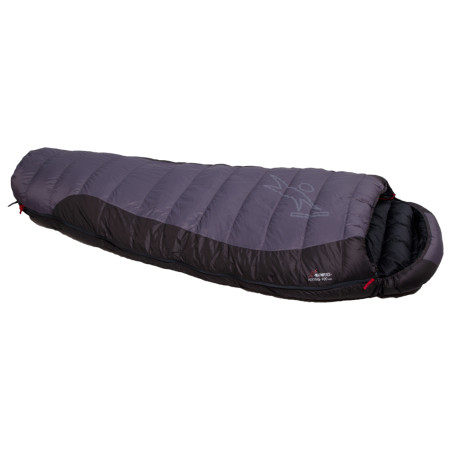 Daunenschlafsack Warmpeace Viking 900 180 cm grau/schwarz Iron/Grey/Black