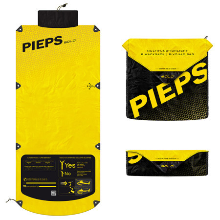 Biwaksack Pieps Bivy Solo gelb/schwarz Yellow/Black