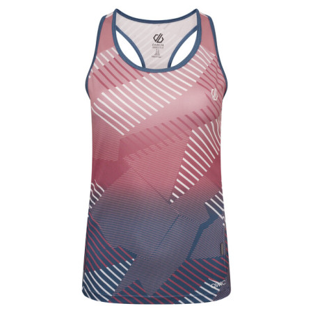Damen Fahrradunterhemd Dare 2b AEP Prompt Vest rosa/blau PwdrPnkEmpow