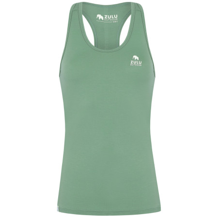 Damenunterhemd Zulu Bambus Sporty 210 grün light green