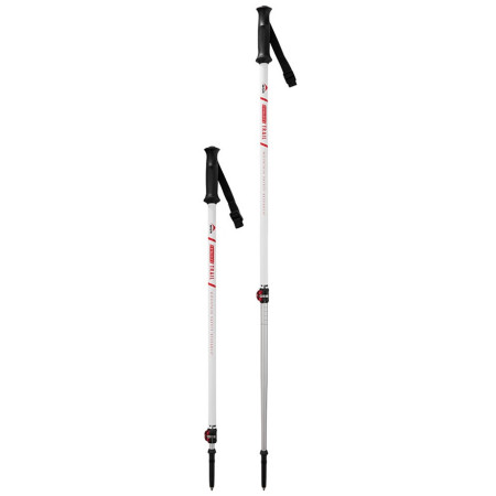 Trekkingstöcke MSR DynaLock Trail 2 100 - 140 cm weiß