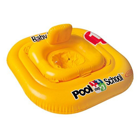 Kinder Schwimmring Intex Pool Deluxe Baby Float 56587EE gelb