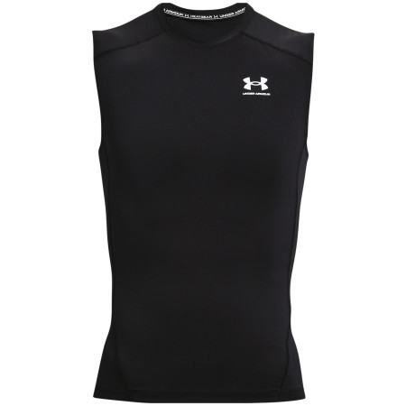 Herren Unterhemd Under Armour HG Armour Comp SL schwarz Black//White