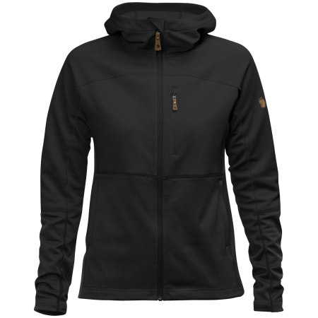 Damenjacke Fjällräven Abisko Trail Fleece W schwarz black