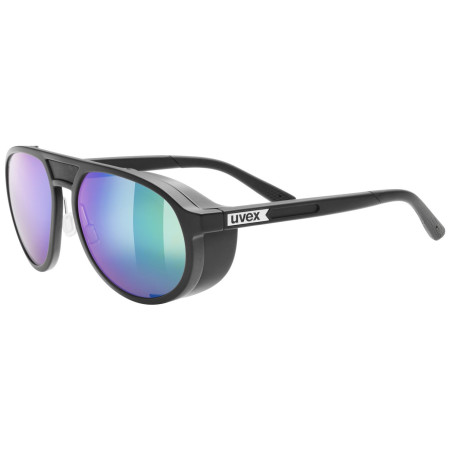Sonnenbrille Uvex Mtn Classic Pure schwarz/grün Black Matt / Mirror Green