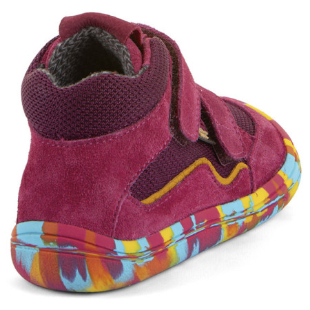 Kinder-Barfußschuhe für das ganze Jahr Frodo Barefoot Tex Fun Autumn Fuxia