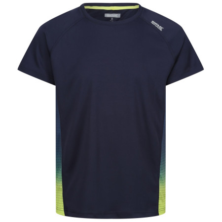 Herren-T-Shirt Regatta Corballis blau/gelb Navy/Citron Lime