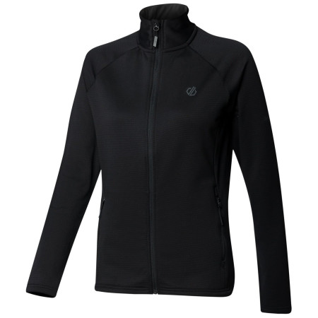Damen Funktions-Sweatshirt Dare 2b Lowline Full Zip Core Stretch schwarz Black