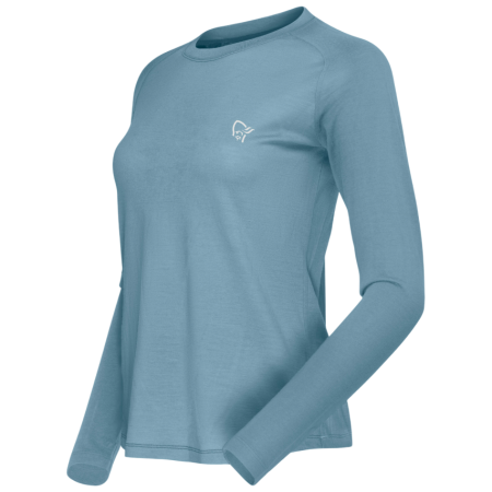 Damen-T-Shirt Norrona femund pureUll Long Sleeve