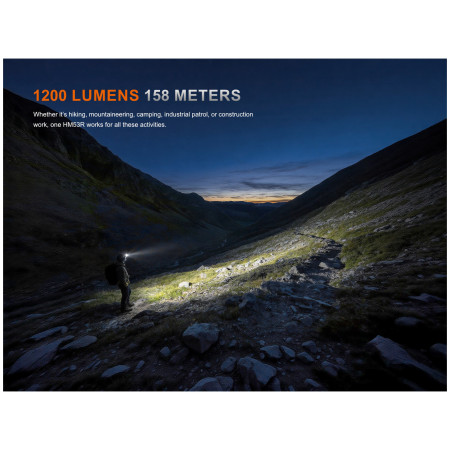 Stirnlampe Fenix HM53R Garnet
