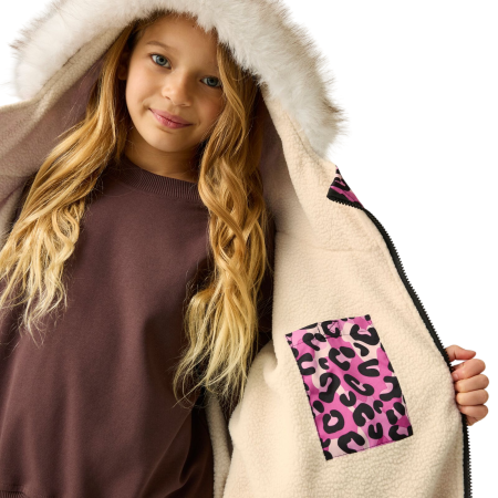 Kinder-Regenmantel Regatta Junior Waterproof Changing Robe Pro Pink