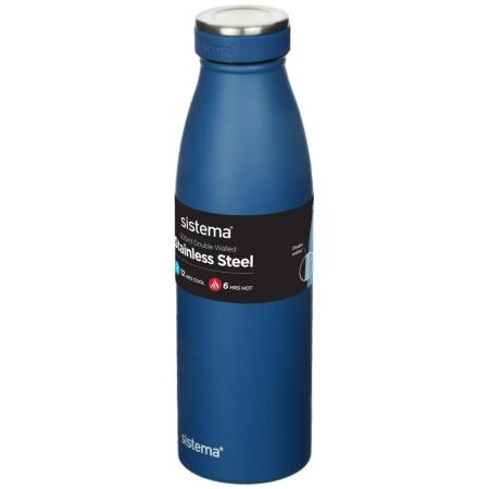 Thermokanne Sistema Stainless Steel 500 ml blau/grau