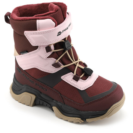 Kinder Winterschuhe Alpine Pro Nero rot anemone