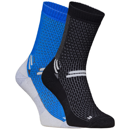 Socken High Point Trek 4.0 Socks (Double pack) blau/schwarz Black / Celery