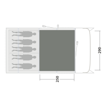 Zeltteppich Outwell Cozy Carpet Colorado 5 Air