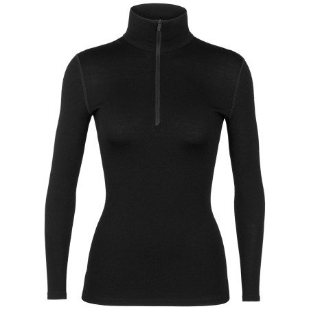 Damen Funktions-Sweatshirt Icebreaker W 260 Tech LS Half Zip schwarz Black