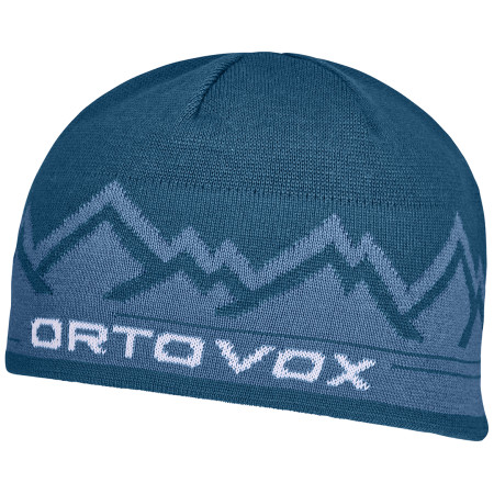 Mütze Ortovox Peak Beanie blau petrol blue
